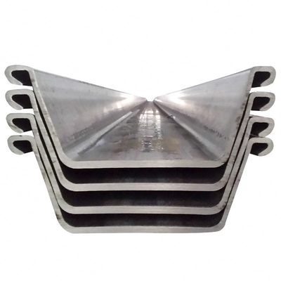 Q235 Q275 Q345 U نوع ورق شمع نوع 2 400x100x10.5mm برای ساخت و ساز